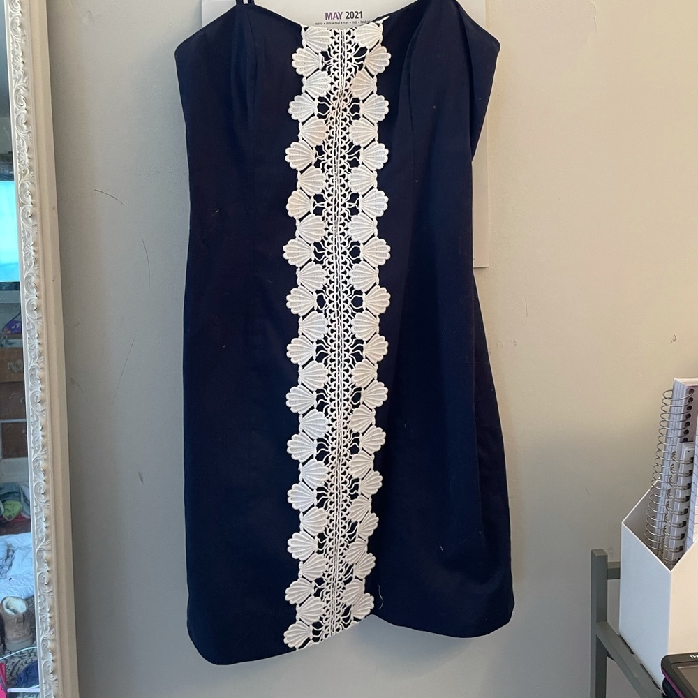 Lily Pulitzer Navy blue dress.